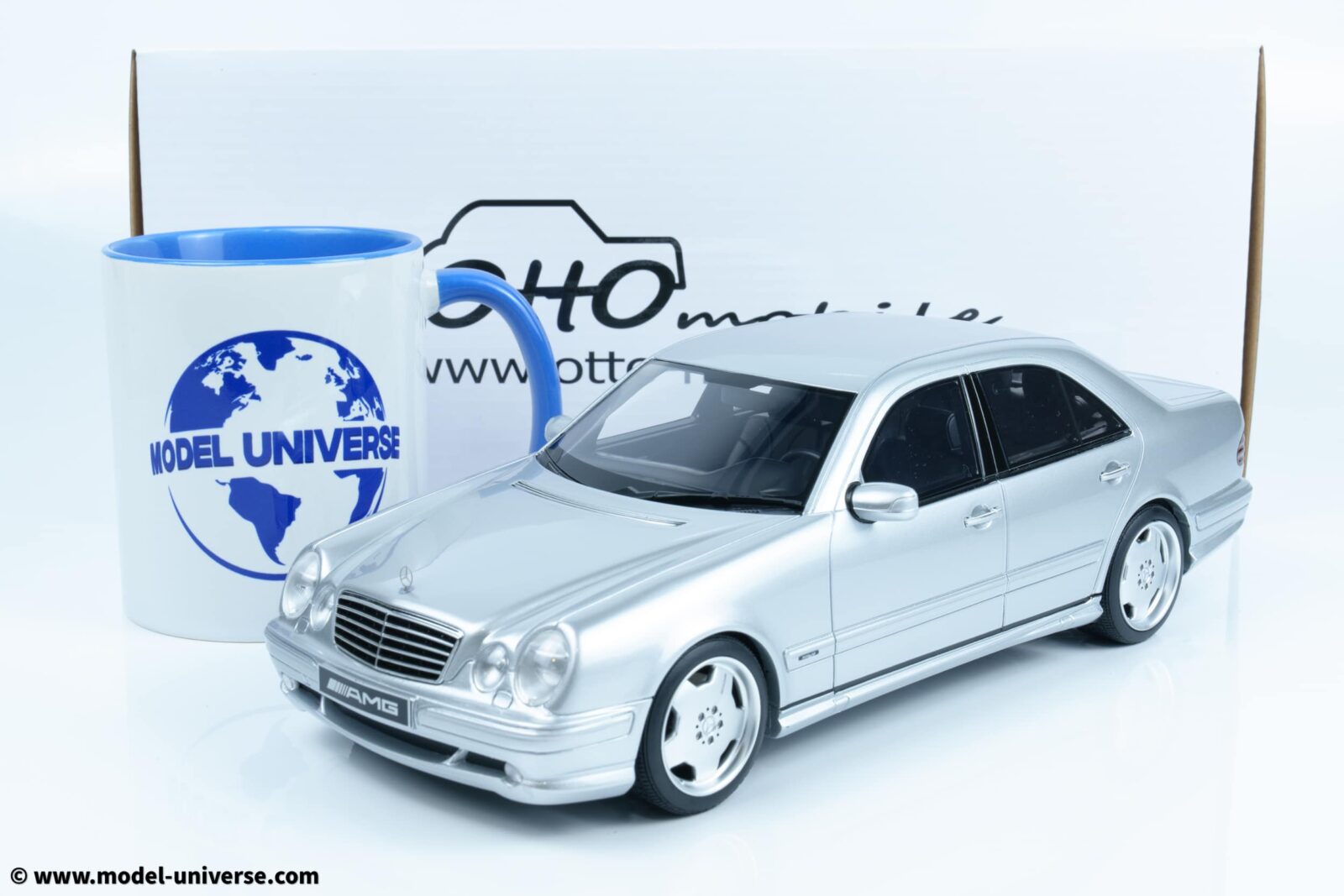 Otto Mobile Announces New Models for May & June 2025 8 Otto Mobile - 1:18 Mercedes-Benz E55 AMG W210 Brilliant Silver 2001 - Limited Edition Resin Model