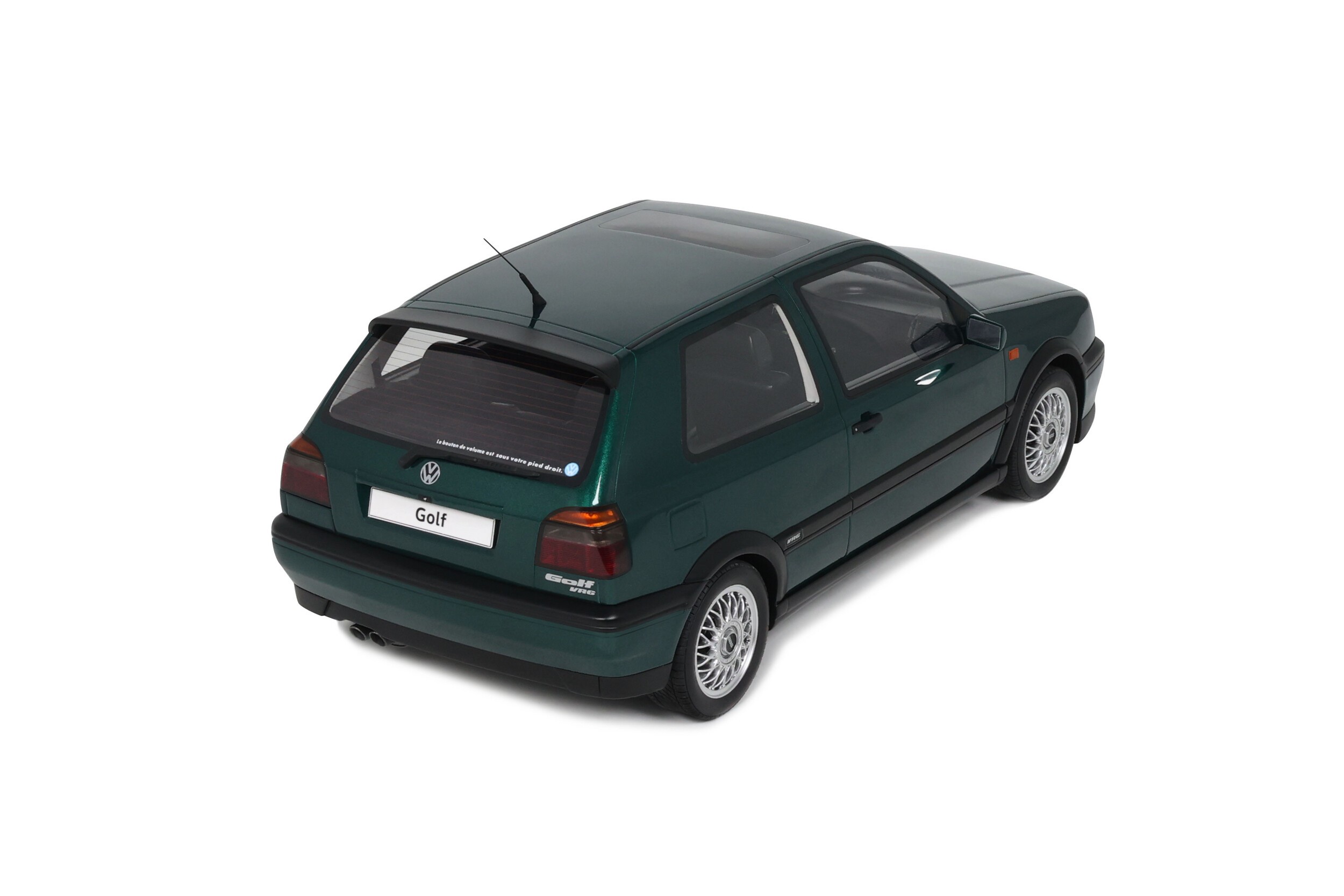 Otto Mobile 1:12 Volkswagen Golf III VR6 Carat 1992 Dragon Green (G099) Limited Edition Resin Model 9 Otto Mobile 1:12 Volkswagen Golf III VR6 Carat 1992 Dragon Green (G099) Limited Edition Resin Model - Image 9