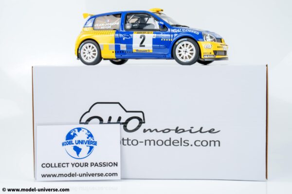 Otto Mobile - 1:18 Renault Clio S1600 No.2 Simon Jean-Joseph Barun Rally Zlin 2004 - Limited Edition Resin Model 13 Otto Mobile - 1:18 Renault Clio S1600 No.2 Simon Jean-Joseph Barun Rally Zlin 2004 - Limited Edition Resin Model