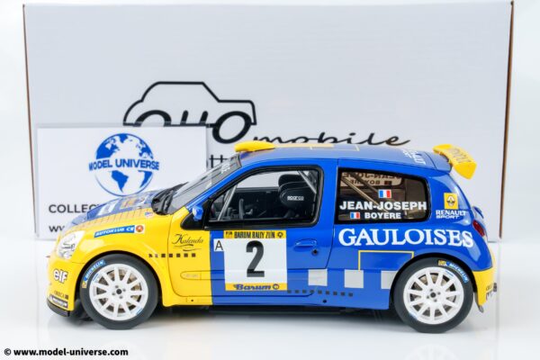 Otto Mobile - 1:18 Renault Clio S1600 No.2 Simon Jean-Joseph Barun Rally Zlin 2004 - Limited Edition Resin Model 9 Otto Mobile - 1:18 Renault Clio S1600 No.2 Simon Jean-Joseph Barun Rally Zlin 2004 - Limited Edition Resin Model