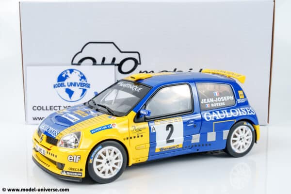 Otto Mobile - 1:18 Renault Clio S1600 No.2 Simon Jean-Joseph Barun Rally Zlin 2004 - Limited Edition Resin Model