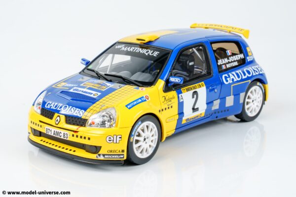 Otto Mobile - 1:18 Renault Clio S1600 No.2 Simon Jean-Joseph Barun Rally Zlin 2004 - Limited Edition Resin Model 11 Otto Mobile - 1:18 Renault Clio S1600 No.2 Simon Jean-Joseph Barun Rally Zlin 2004 - Limited Edition Resin Model