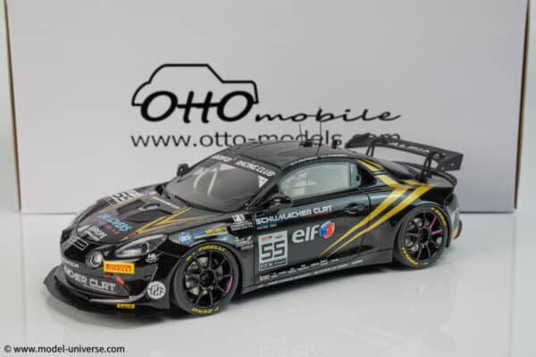 1:18 Alpine A110 GT4 Evo GT4 European Series 2024 P.Huteau, L.Hurgon - Limited Edition Resin Model by Otto Mobile