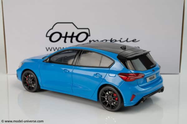 1:18 Ford Focus ST Edition Azure Blue 2022 - Limited Edition Resin Model by Otto Mobile