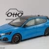 1:18 Ford Focus ST Edition Azure Blue 2022 - Limited Edition Resin Model by Otto Mobile