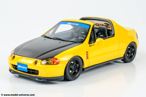 Otto Mobile - 1:18 Honda Civic Del Sol Phoenix Yellow 1996 - Limited Edition Resin Model 11 Otto Mobile - 1:18 Honda Civic Del Sol Phoenix Yellow 1996 - Limited Edition Resin Model