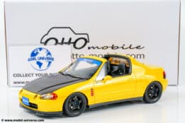 Otto Mobile - 1:18 Honda Civic Del Sol Phoenix Yellow 1996 - Limited Edition Resin Model