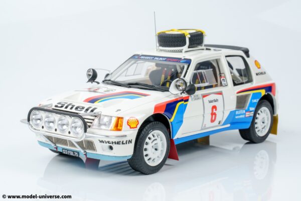 Otto Mobile - 1:18 Peugeot 205 T16 No.6 Timo Salonen Safari Rally 1985 - Limited Edition Resin Model 13 Otto Mobile - 1:18 Peugeot 205 T16 No.6 Timo Salonen Safari Rally 1985 - Limited Edition Resin Model