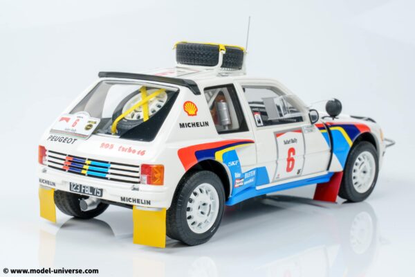 Otto Mobile - 1:18 Peugeot 205 T16 No.6 Timo Salonen Safari Rally 1985 - Limited Edition Resin Model 14 Otto Mobile - 1:18 Peugeot 205 T16 No.6 Timo Salonen Safari Rally 1985 - Limited Edition Resin Model