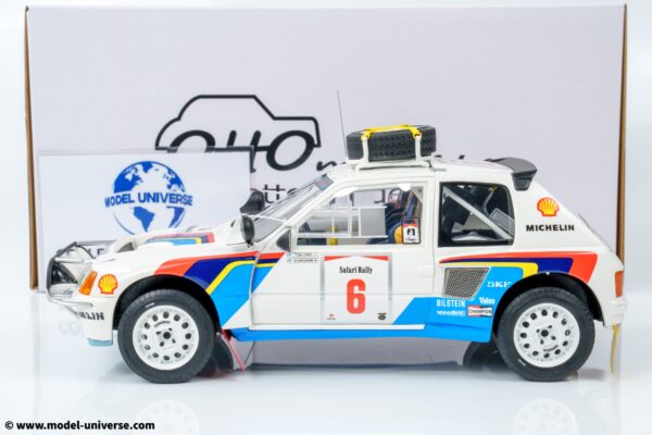 Otto Mobile - 1:18 Peugeot 205 T16 No.6 Timo Salonen Safari Rally 1985 - Limited Edition Resin Model 12 Otto Mobile - 1:18 Peugeot 205 T16 No.6 Timo Salonen Safari Rally 1985 - Limited Edition Resin Model