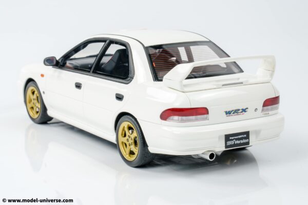Otto Mobile 1:18 Subaru Impreza WRX Type RA STI Pure White 2000 (OT490) Limited Edition Resin Model 21 otto mobile ot490 subaru impreza pearl white wrx 04