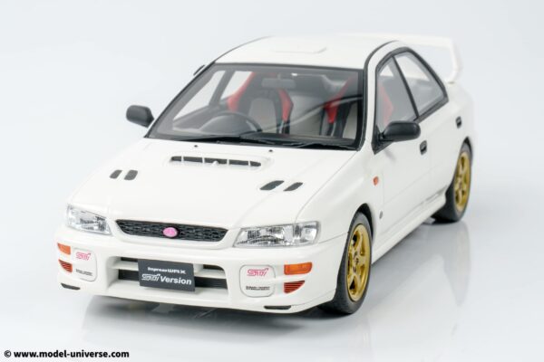 Otto Mobile 1:18 Subaru Impreza WRX Type RA STI Pure White 2000 (OT490) Limited Edition Resin Model 19 otto mobile ot490 subaru impreza pearl white wrx 05