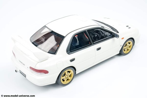 Otto Mobile 1:18 Subaru Impreza WRX Type RA STI Pure White 2000 (OT490) Limited Edition Resin Model 18 otto mobile ot490 subaru impreza pearl white wrx 10