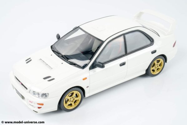 Otto Mobile 1:18 Subaru Impreza WRX Type RA STI Pure White 2000 (OT490) Limited Edition Resin Model 17 otto mobile ot490 subaru impreza pearl white wrx 11