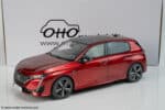 1:18 Peugeot 308 GT Red 2022 - Limited Edition Resin Model by Otto Mobile