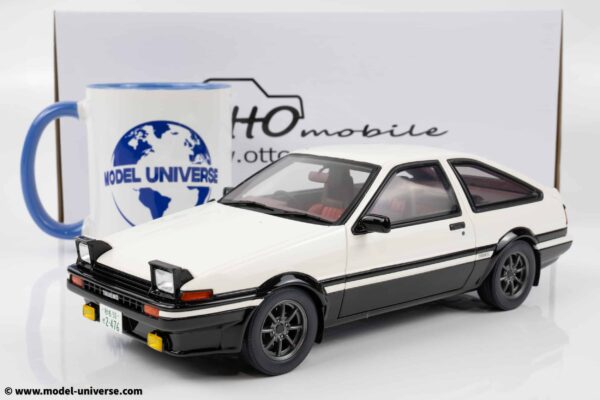Otto Mobile 1:18 Toyota Sprinter Trueno AE86 White 1985 (OT444B) - Limited Edition Resin Model
