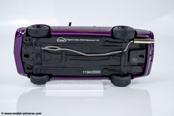 Otto Mobile - 1:18 Toyota Celica (RA24) Restomod Mightnight Purple 2015 - Limited Edition Resin Model 17 Otto Mobile - 1:18 Toyota Celica (RA24) Restomod Mightnight Purple 2015 - Limited Edition Resin Model