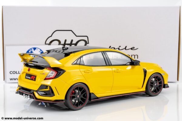 Otto Mobile - 1:18 Honda Civic Type R FK8 Euro Spec Sunlight Yellow 2020 - Limited Edition Resin Model 11 Otto Mobile - 1:18 Honda Civic Type R FK8 Euro Spec Sunlight Yellow 2020 - Limited Edition Resin Model
