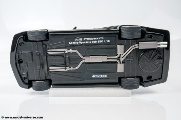 Otto Mobile - 1:18 Koenig Specials Mercedes 560 SEC Black 1992 - Limited Edition Resin Model 17 Otto Mobile - 1:18 Koenig Specials Mercedes 560 SEC Black 1992 - Limited Edition Resin Model