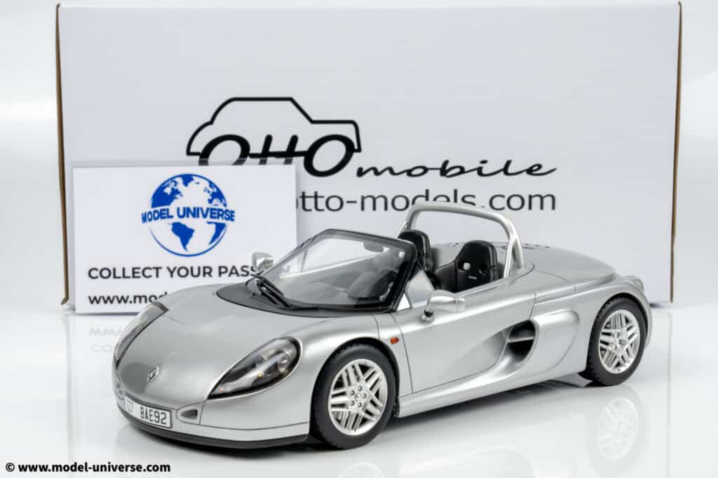 Otto Mobile Announces New Models for May & June 2025 10 Otto Mobile - 1:18 Renault Spider Titan Grey 1999 - Limited Edition Resin Model