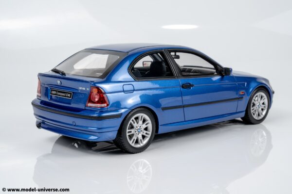 Otto Mobile - 1:18 BMW E46 318 TI Compact Estoril Blue 2002 - Limited Edition Resin Model 12 Otto Mobile - 1:18 BMW E46 318 TI Compact Estoril Blue 2002 - Limited Edition Resin Model