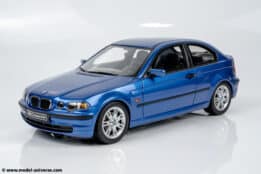 Otto Mobile - 1:18 BMW E46 318 TI Compact Estoril Blue 2002 - Limited Edition Resin Model