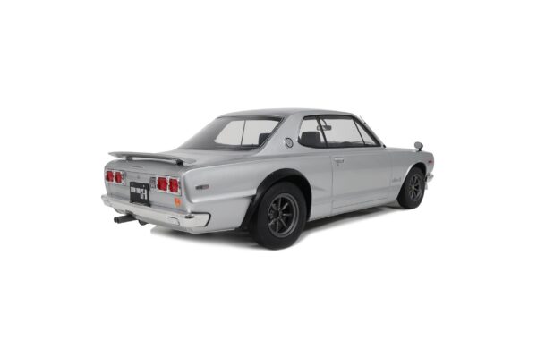 Diecast Model Shop - Model Universe 48 Alternative view of Otto Mobile 1:12 Nissan Skyline 2000 GT-R (KPGC10) 1971 Silver 700 (G094) Limited Edition Resin Model