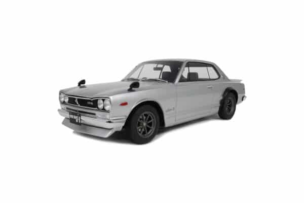 Otto Mobile 1:12 Nissan Skyline 2000 GT-R (KPGC10) 1971 Silver 700 (G094) Limited Edition Resin Model