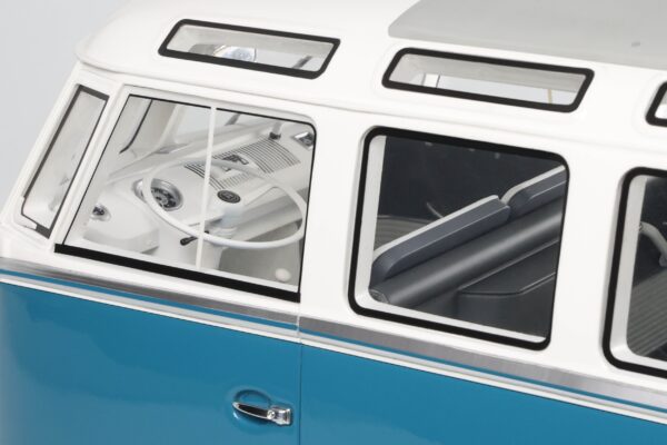 Otto Mobile 1:12 Volkswagen Combi Type 2 (T1) Samba 1962 Regatta Blue (G102) Limited Edition Resin Model 14 Otto Mobile 1:12 Volkswagen Combi Type 2 (T1) Samba 1962 Regatta Blue (G102) Limited Edition Resin Model