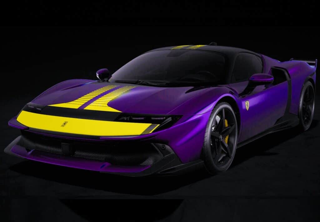 Pre-Order: BBR Unveils Array of Ferrari 849 Testarossa Resin Models in 1:18 and 1:43 Scale 2 BBR - 1:18 Ferrari 849 Testarossa Assetto Fiorano Viola Hong Kong with Yellow Livery - Limited Edition Resin Model