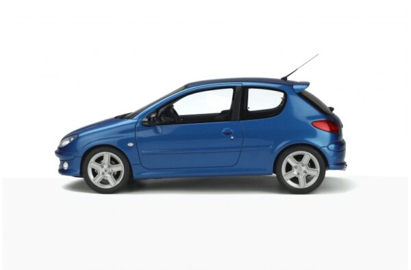 Otto Mobile 1:18 Peugeot 206 RC Blue Resin Model OT917
