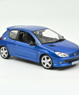 Norev 184724 Peugeot 206 RC 2003 Recif Blue 1:18 scale diecast model