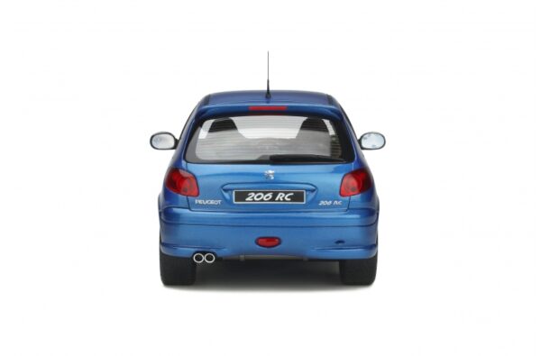 Otto Mobile 1:18 Peugeot 206 RC Blue Resin Model OT917