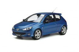Otto Mobile 1:18 Peugeot 206 RC Blue Resin Model OT917