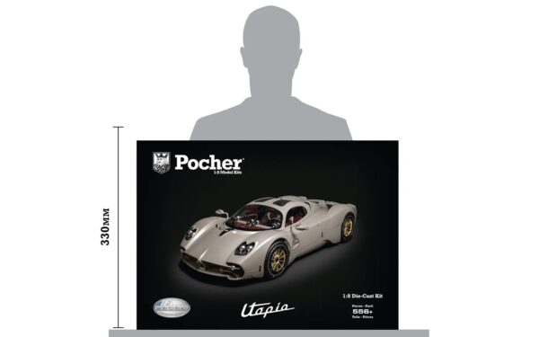 Pocher 1:8 Pagani Utopia Rinascimento Lucido Diecast Model Kit (HK120)