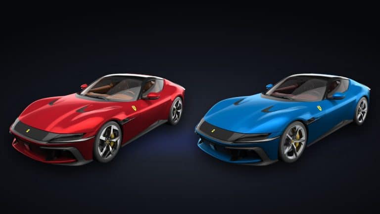 Pocher Ferrari 12Cilindri 1:8 Model Kit: Rosso Imola & Blu Corsa