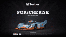1:8 Porsche 917K Gulf Edition - Pre-Painted Diecast Model Kit - Pocher