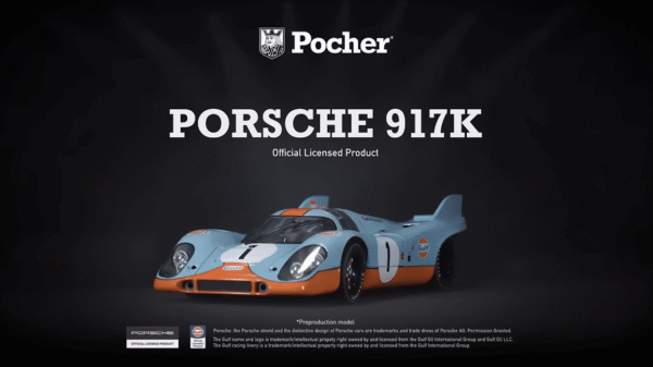 1:8 Porsche 917K Gulf Edition - Pre-Painted Diecast Model Kit - Pocher 10 1:8 Porsche 917K Gulf Edition - Pre-Painted Diecast Model Kit - Pocher