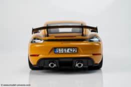 Norev 1:18 Porsche Cayman GT4 RS w/Weissach Bahama Yellow Pack 2023 (187252)