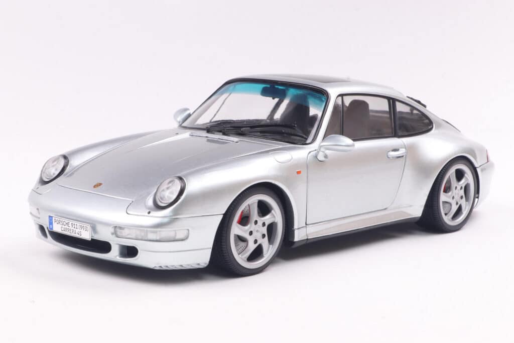 Top New Arrivals at model-universe.com - 15th June - CMR Transporters, GP Replicas, Solido Porsche 911's, Spark Le Mans/GT3/F1, Looksmart Ferrari's, AUTOart, MCG, LS Collectibles, Top Marques and much more. 7 Solido - 1:18 Porsche 911 (993) Carrera 4S Polar Silver 1996 - Diecast Model
