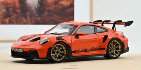 Norev 187360 Porsche 911 GT3 RS 2022 Gulf Orange Diecast Model