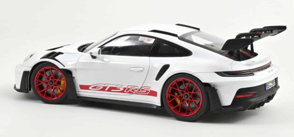 1:12 Porsche 911 GT3 RS White/Pyro Red 2022 Diecast Model - Norev 8 1:12 Porsche 911 GT3 RS White/Pyro Red 2022 Diecast Model - Norev
