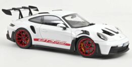 1:12 Porsche 911 GT3 RS White/Pyro Red 2022 Diecast Model - Norev