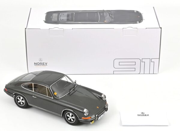 Norev - 1:12 Porsche 911 S 1970 Slate Grey
