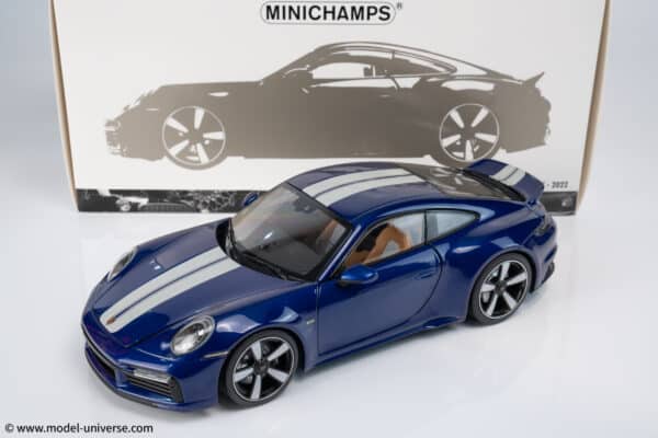 porsche 911 sport classic minichamps blue 16