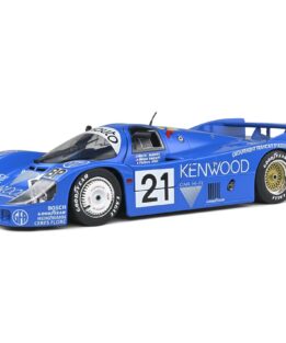 Solido S1805504 Porsche 956 LH 24 Le Mans 1983 Andretti #21 Blue Diecast Model Car