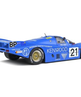 Solido S1805504 Porsche 956 LH 24 Le Mans 1983 Andretti #21 Blue Diecast Model Car