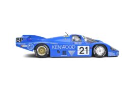 Solido S1805504 Porsche 956 LH 24 Le Mans 1983 Andretti #21 Blue Diecast Model Car