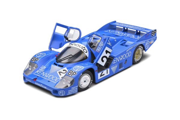 Solido S1805504 Porsche 956 LH 24 Le Mans 1983 Andretti #21 Blue Diecast Model Car