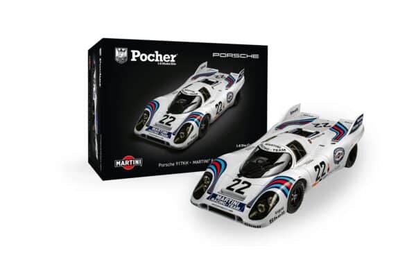 Pocher - 1:8 Porsche 917KH Martini Edition - Pre-Painted Diecast Model Kit